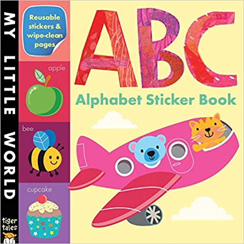 ABC Alphabet Sticker Book Cover